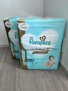 NEW Pampers Sサイズ テープ 70枚入り×2袋
