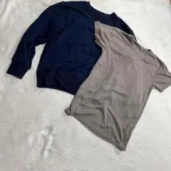 2点セット　まとめ売り　メンズトップス　半袖　長袖　男の子　サイズ150
