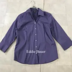 Eddie Bauer エディーバウアー シャツ パープル PMサイズ