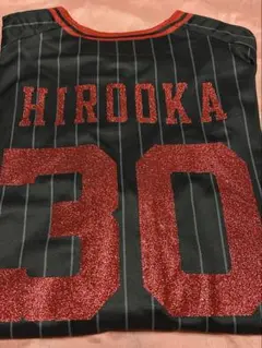 オリックスバファローズ　夏の陣ユニフォーム　グリッターシートプリント　廣岡30