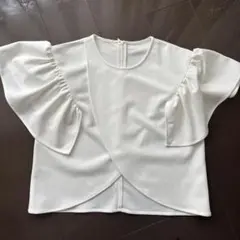 ラジエム ラッフルフリルショルダー ホワイト