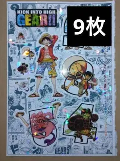 ワンピース　少年ジャンプ　ONEPIECE　ホロフレークシール　ジャンプ