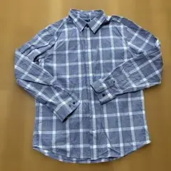 Gap premium 長袖シャツ L ネイビー チェック