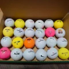 新品と美品のゴルフボール24個セット