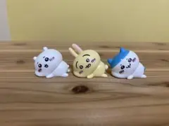 即購入大歓迎 ☺︎︎ ちいかわフィギュア3点セット ┊︎ ちいかわ うさぎ ハチワレ