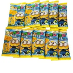 訳あり★フルタ ミニオン カードグミ バナナヨーグルト味 10個