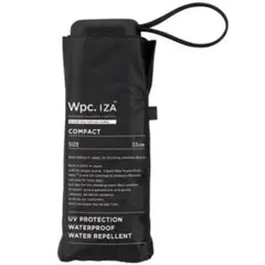 新品タグ付き Wpc. IZA ブラック 折りたたみ傘 53cm 黒