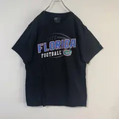 ラッセル製 FLORIDA FOOTBALL コットンTシャツ Lサイズ 黒