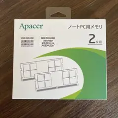 Apacer 32GB DDR4 3200MHz メモリ 2枚組