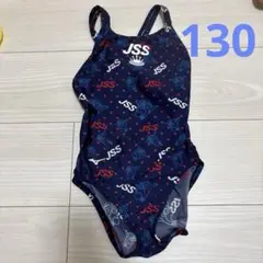 JSS 水着 ネイビー 水玉模様
