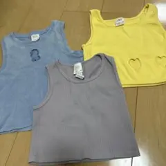 ZARA ザラ　チビT タンクトップ　夏服　3枚セット140