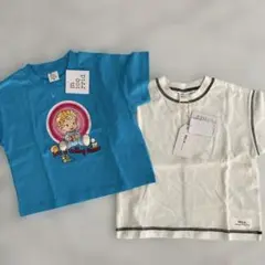 しまむら　RELA. micorrid 半袖　Tシャツ　100 新品未使用セット