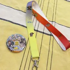 逆転オセロニア ウェルカム缶バッジ&ネックストラップ