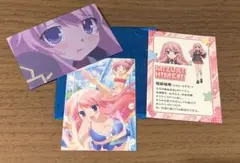 バカテス 15th展 ビジュアルミニカード 2枚 特典カード 3点セット