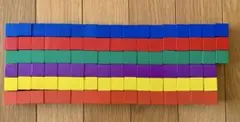 カラフル木製立方体ブロック