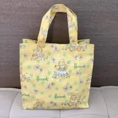 Harrods クマ柄 トートバッグ