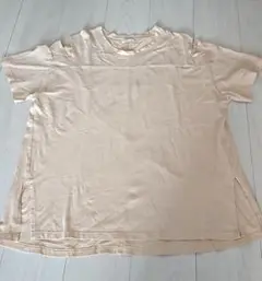 earth music&ecology ベージュ Tシャツ ルーズフィット