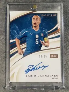 直筆サイン入りユニフォーム ファビオ・カンナバーロ レアル・マドリードFC イタリア代表ファビオ・カンナバーロ レアル・マドリード 直筆