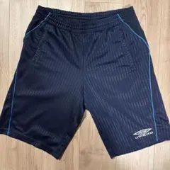 UMBRO ネイビー ストライプ ショートパンツ