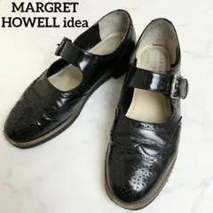 MARGRET HOWELL idea ストラップ シューズ エナメル