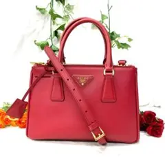 ❤️ 超美品 PRADA サフィアーノ 2way ハンドバッグ 正規品 鑑定済み❤️