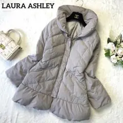 【LAURA ASHLEY】ショールカラーダウンコートジャケット