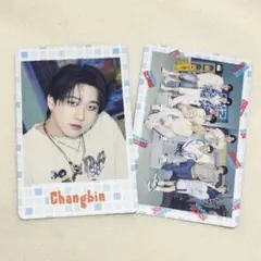 straykids ポップアップ フォトカード チャンビン