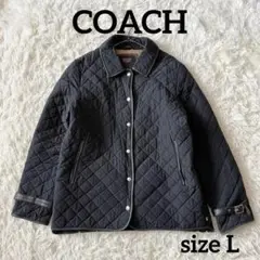 COACH コーチ ギルティングジャケット ミドルコート Aライン