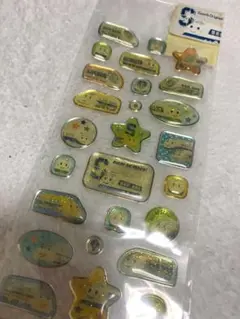 サンリオオリジナル ふち箔クリアシールしんかんせん★新品