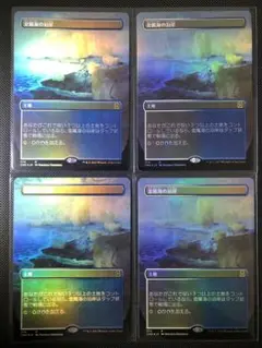 MTG 金属海の沿岸 ボーダーレス foil 4枚