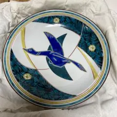 北出不二雄　色絵　蘭文　香合　茶道具 北出不二雄 色絵 蘭文 香合 茶道具