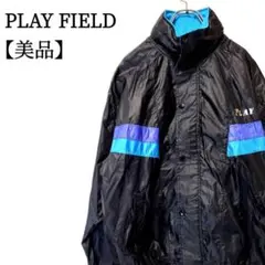 【美品】PLAY FIELD　ウエストゴム　スナップボタン　ナイロンジャケット