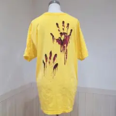 【美品】3BLACKDOT チャイルドプレイ Tシャツ L イエロー 洋画ホラー