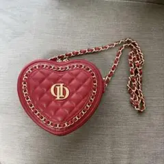 Darich ダーリッチ ハートモチーフミニバッグ RED