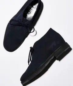 SANDERS for FOLL CHUKKA SUEDE DEEP NAVY