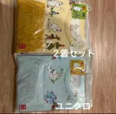 ユニクロ　パジャマ　半袖パジャマ　2着セット　100cm ムーミン
