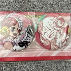 ワンピース ウタ 缶バッジ2個セット FILM RED