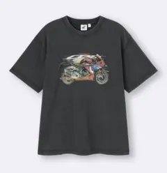 GU × HONDA ウォッシュドグラフィックT Honda