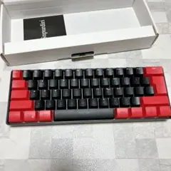 Snpurdiri ゲーミングキーボード 有線 コンパクト レッド&ブラック
