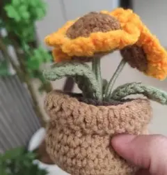 あみぐるみ 花と鉢 セット