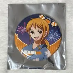 ワンピース　麦わらストア新宿出張店限定　缶バッジ　ナミ B