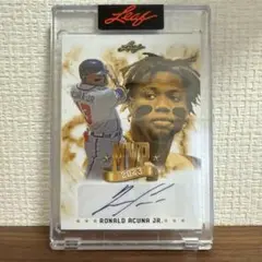 ブレーブス アクーニャJr  直筆サインフォト 2023 NL MVP 証明付 ブレーブス アクーニャJr 直筆サインフォト 2023 NL MVP 証明付
