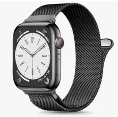 Apple Watch ブラックメッシュバンド　シリーズ10 49mm対応