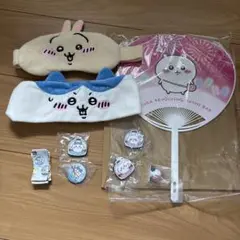 ちいかわ　くら寿司　うちわ　フィギュア　マグネット　缶バッジ　セット売り