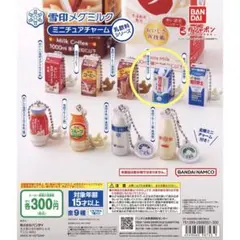 雪印メグミルク　ミニチュアチャーム　乳飲料シリーズ