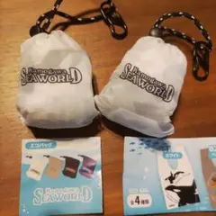 鴨川シーワールド　エコバッグ　２個セット　ガチャ