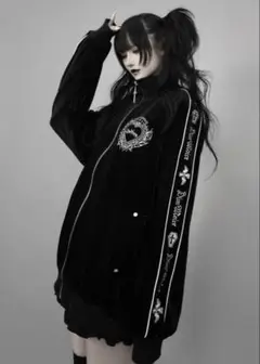Kry clothing「DKM01」 パーカー Black 黒 ジャージ 地雷 Kry clothing「DKM01」 パーカー Black 黒 ジャージ 地雷 Kry