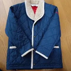 美品AIGLE キッズコート ネイビー 中綿