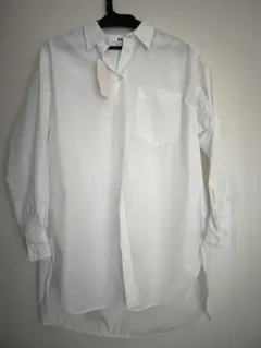 UNIQLO ホワイト コットンシャツ M