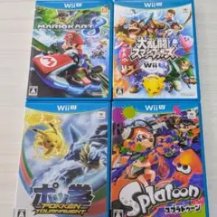 Wii U ゲームソフト 4本セット